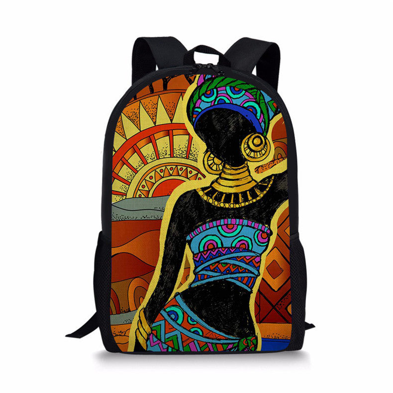 Women's Backpack African Style Backpack