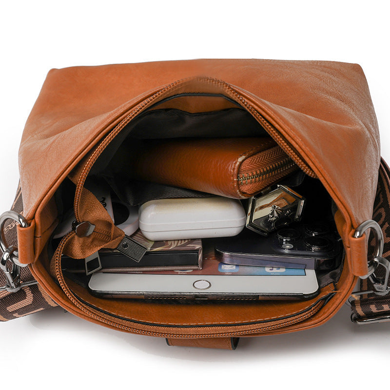 Women's Messenger Bag - Retro Leisure Bucket Bag Shoulder Messenger Bag