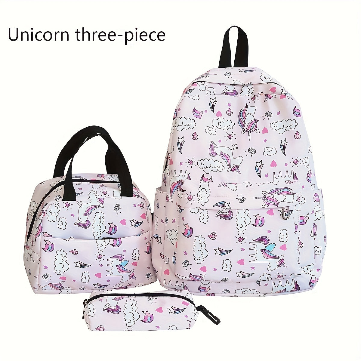 Kids Backpack 3pcs Casual Shoulder Backpack Set