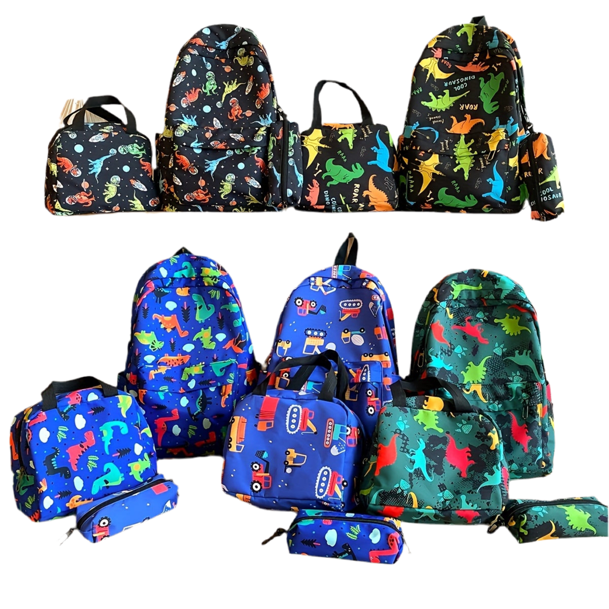 Kids Backpack 3pcs Casual Shoulder Backpack Set