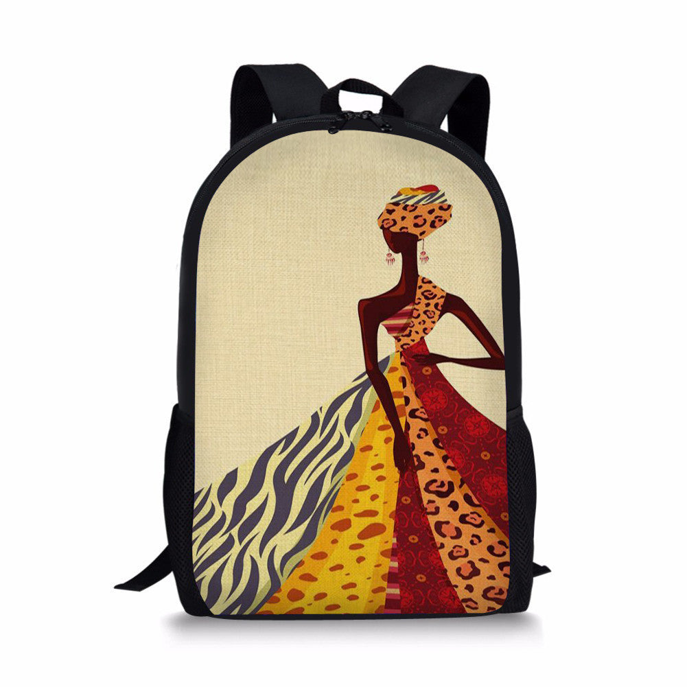 Women's Backpack African Style Backpack