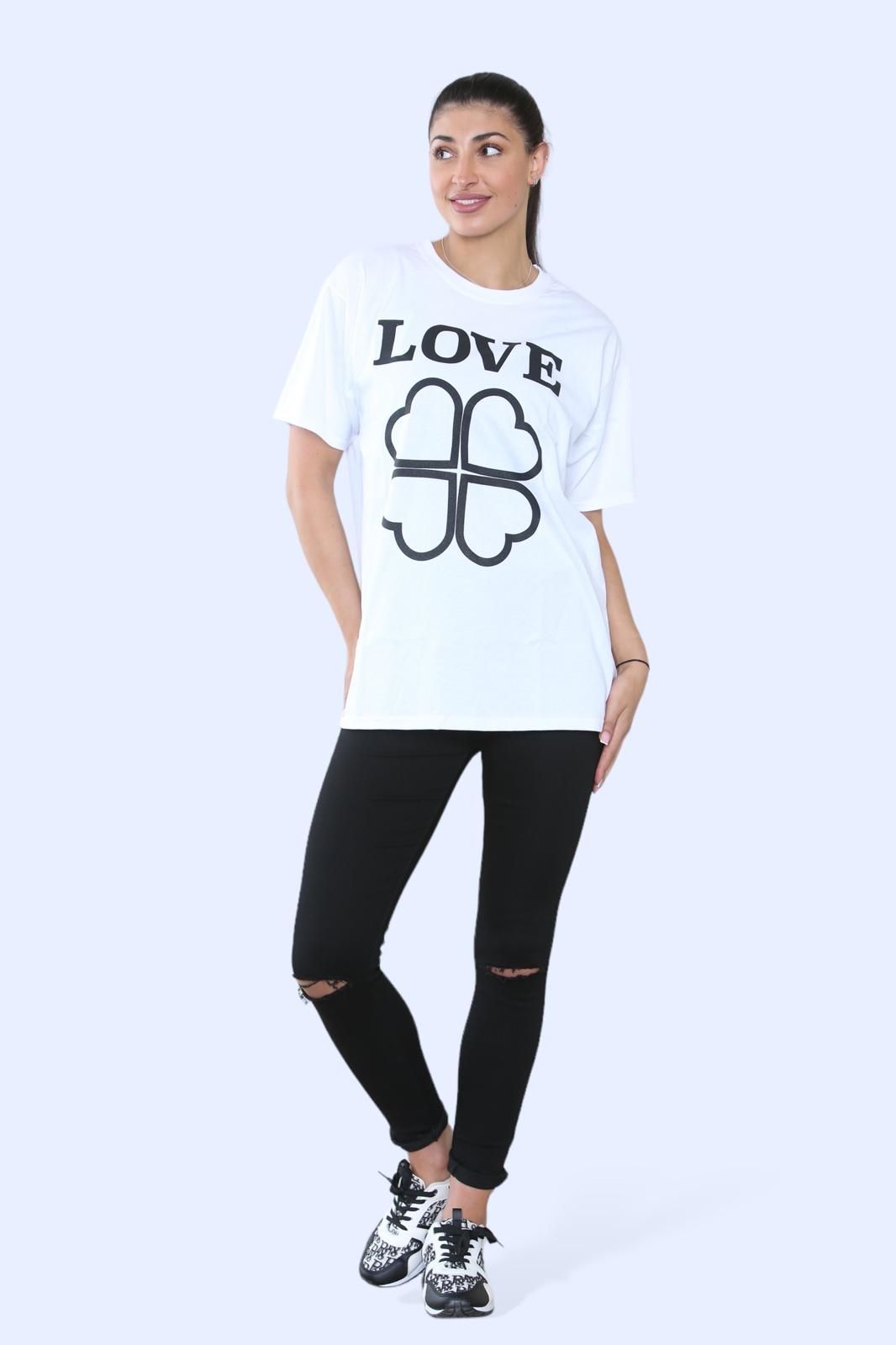 Ladies Printed Short Sleeve T-Shirt Top for Ultimate Comfort