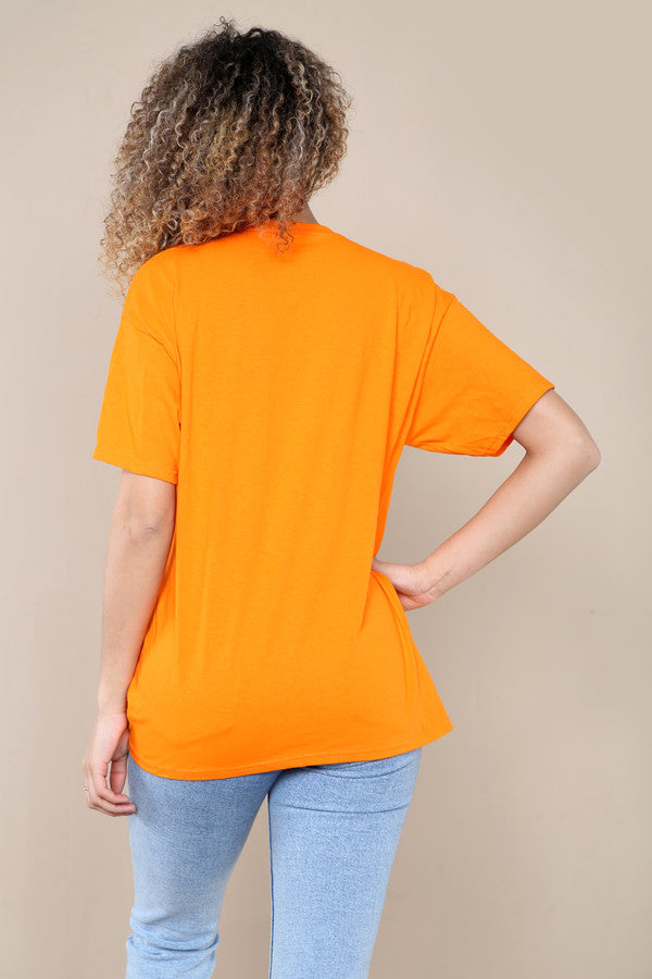 Ladies Printed Short Sleeve T-Shirt Top - Cute & Stylish Design