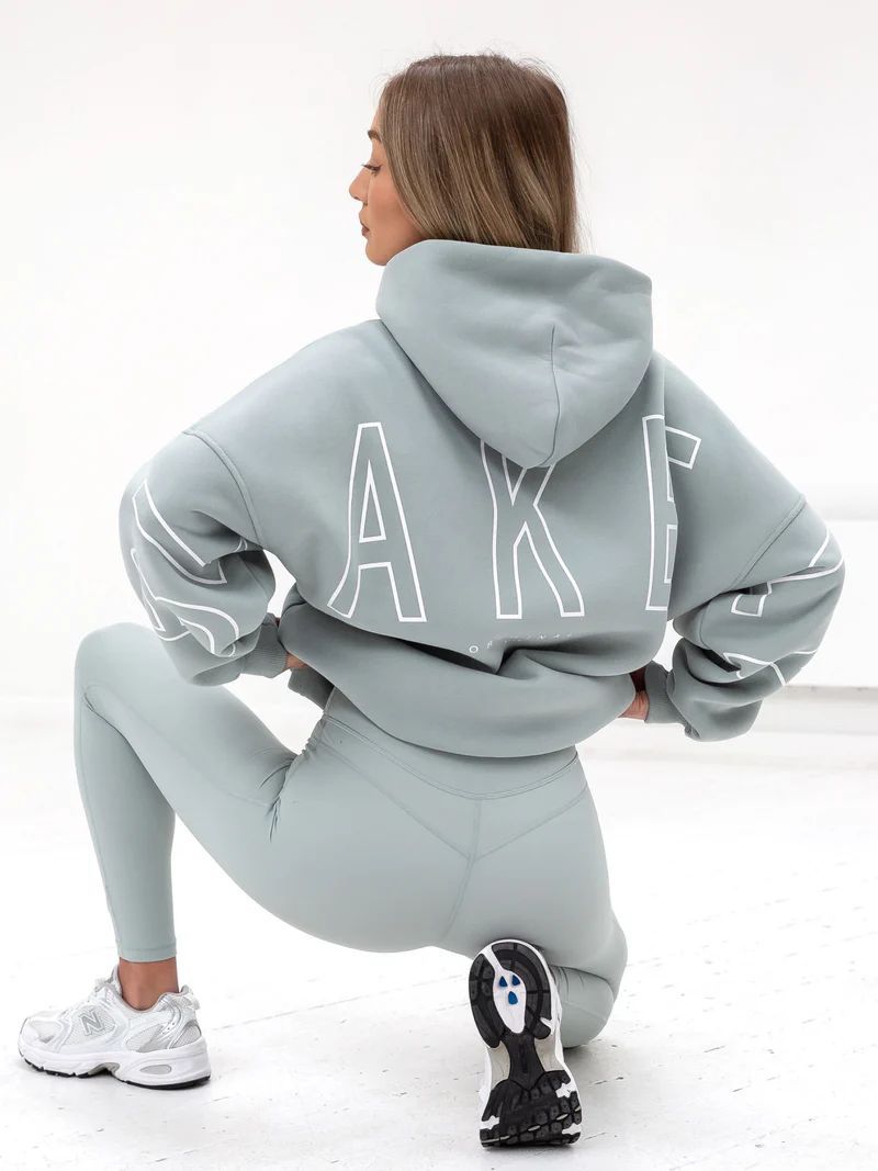 Women's Hoodie Fashionable printed thick versatile long sleeved loose hooded hip-hop hoodie