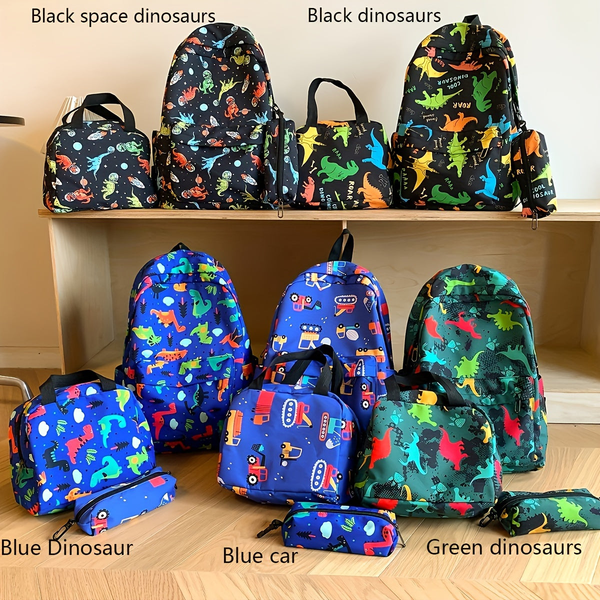 Kids Backpack 3pcs Casual Shoulder Backpack Set