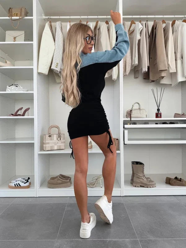 Women Denim Cotton Dress - Stylish and Comfortable Casual Wear