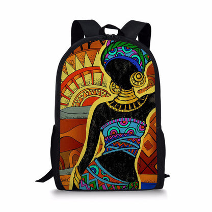 Women's Backpack African Style Backpack