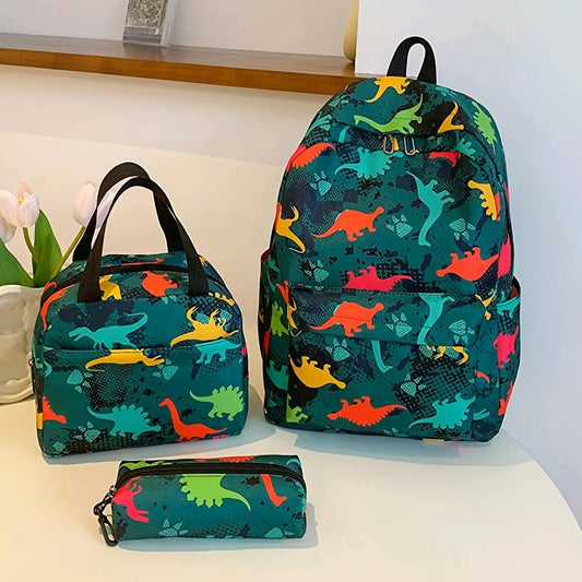Kids Backpack 3pcs Casual Shoulder Backpack Set