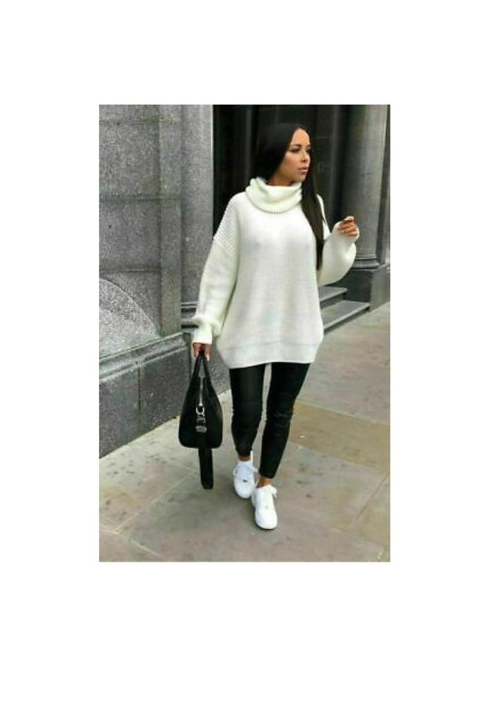 Ladies Fluorescent Polo Jumper - Stylish Knitted Design