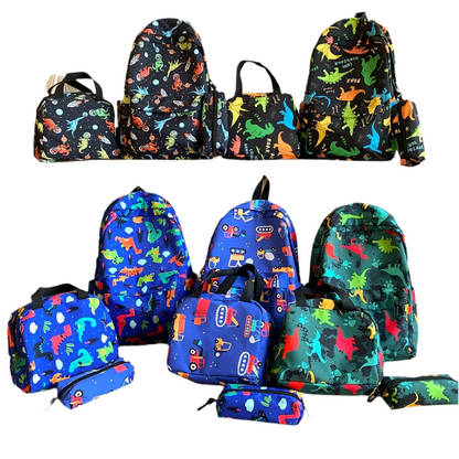 Kids Backpack 3pcs Casual Shoulder Backpack Set