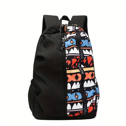 Women's Men's Backpack Graffiti Street Style