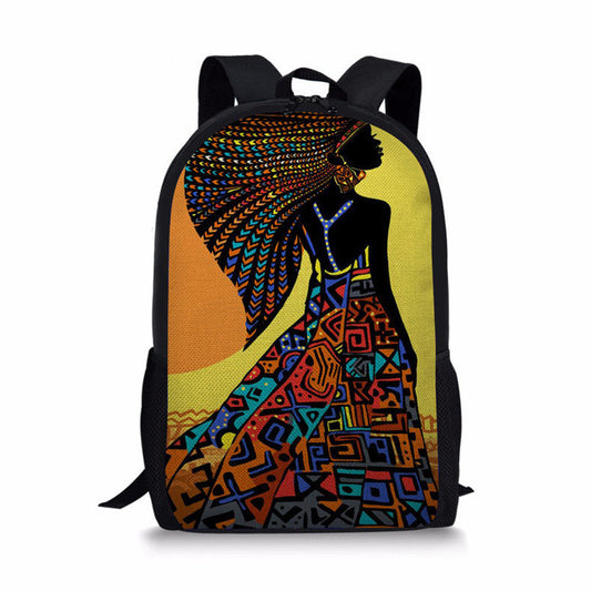 Women's Backpack African Style Backpack