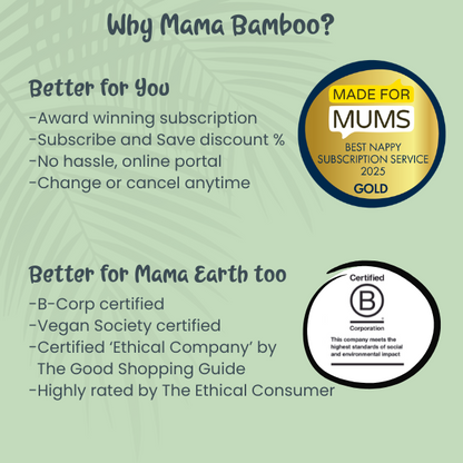 Mama Bamboo Sustainable Pull-Up Nappy Pants DS