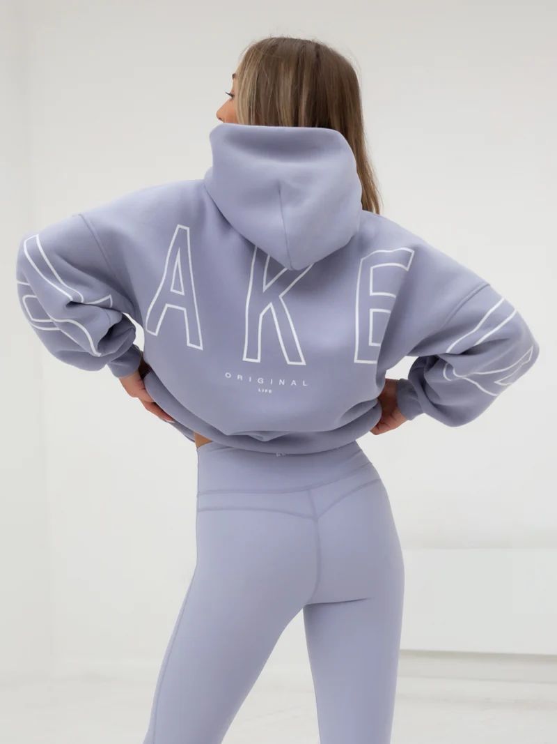 Women's Hoodie Fashionable printed thick versatile long sleeved loose hooded hip-hop hoodie