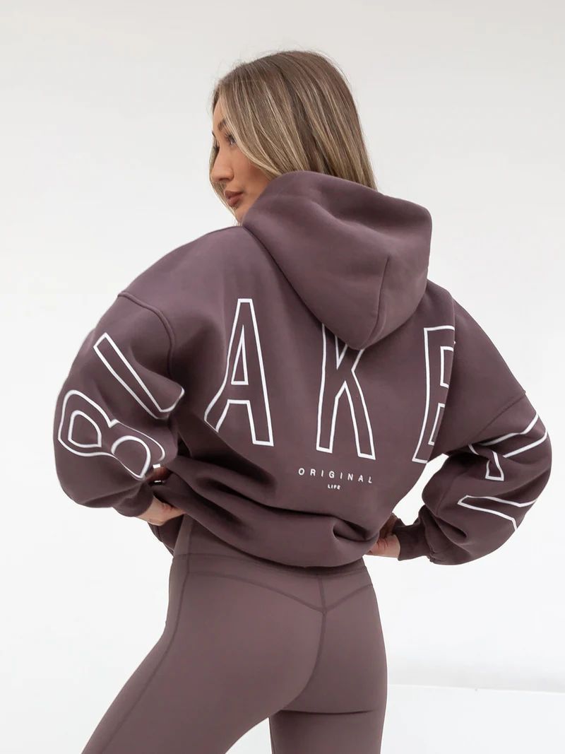 Women's Hoodie Fashionable printed thick versatile long sleeved loose hooded hip-hop hoodie