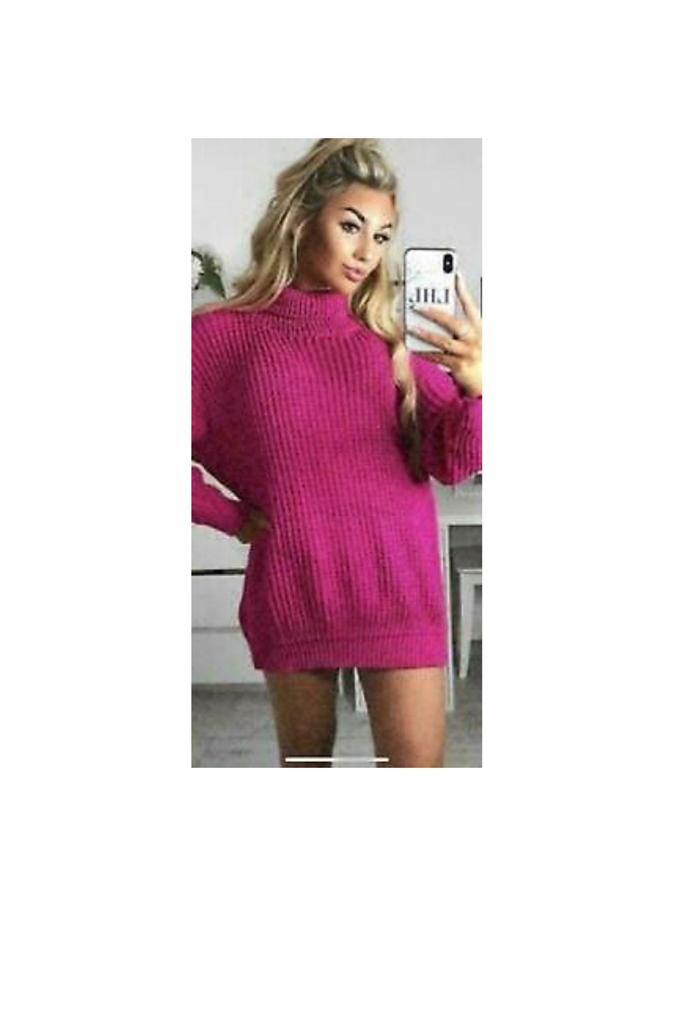 Ladies Fluorescent Polo Jumper - Stylish Knitted Design