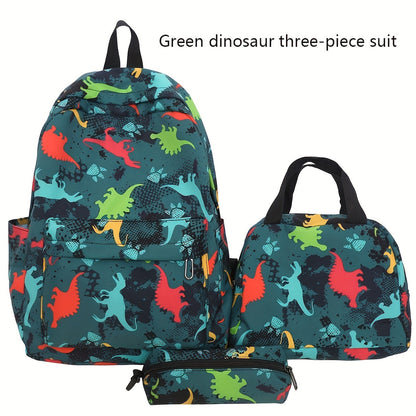 Kids Backpack 3pcs Casual Shoulder Backpack Set