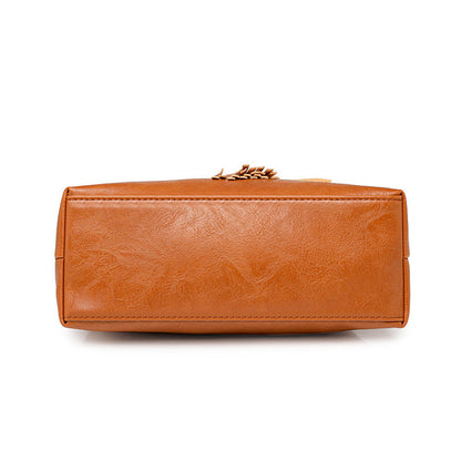 Women's Messenger Bag - Retro Leisure Bucket Bag Shoulder Messenger Bag