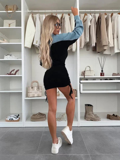 Women Denim Cotton Dress - Stylish and Comfortable Casual Wear