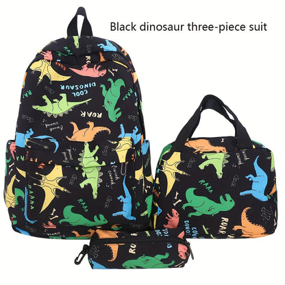 Kids Backpack 3pcs Casual Shoulder Backpack Set