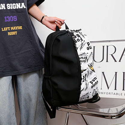 Women's Men's Backpack Graffiti Street Style