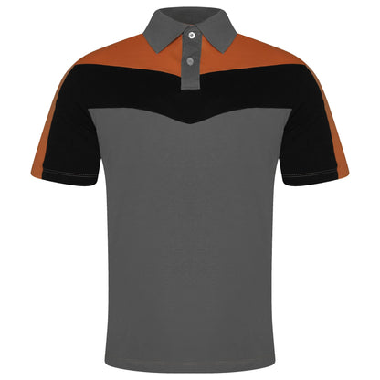 Evryone Contrast Stripe Polo Shirt
